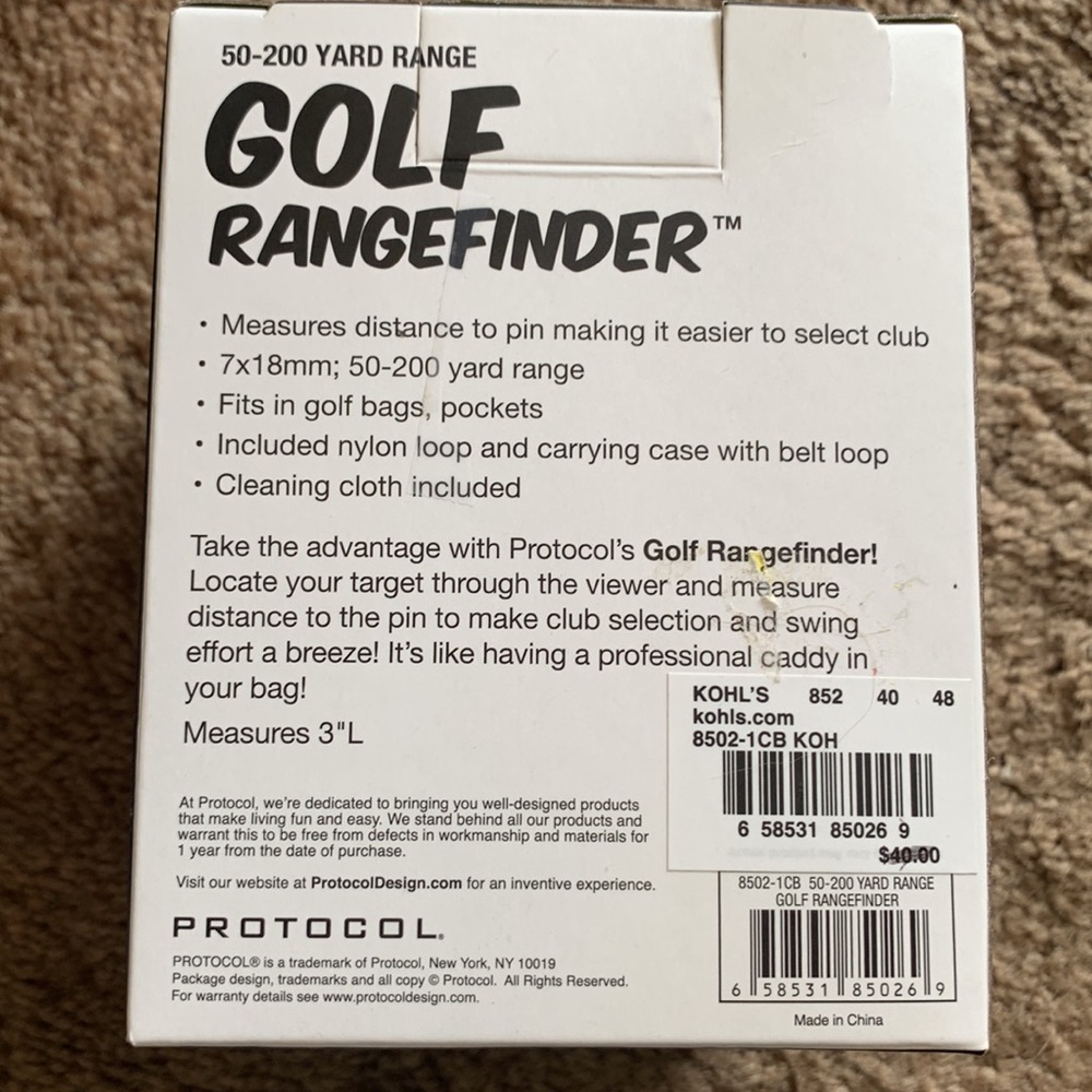 ⬇️⬇️NEW Protocol Golf Rangefinder - Picture 2 of 4